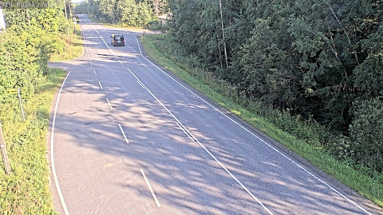 Weather Camera Image Väg 9 Tuusniemi, Paakkila, Tuusniemi, Pohjois-Savo