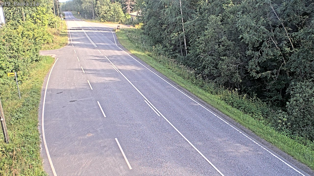 Weather Camera Image Väg 9 Tuusniemi, Paakkila, Tuusniemi, Pohjois-Savo