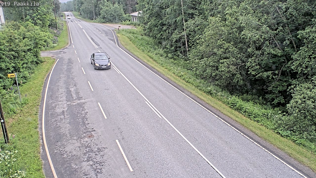 Weather Camera Image Väg 9 Tuusniemi, Paakkila, Tuusniemi, Pohjois-Savo