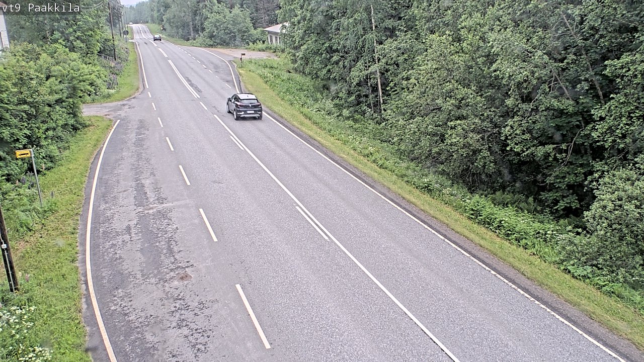 Weather Camera Image Väg 9 Tuusniemi, Paakkila, Tuusniemi, Pohjois-Savo