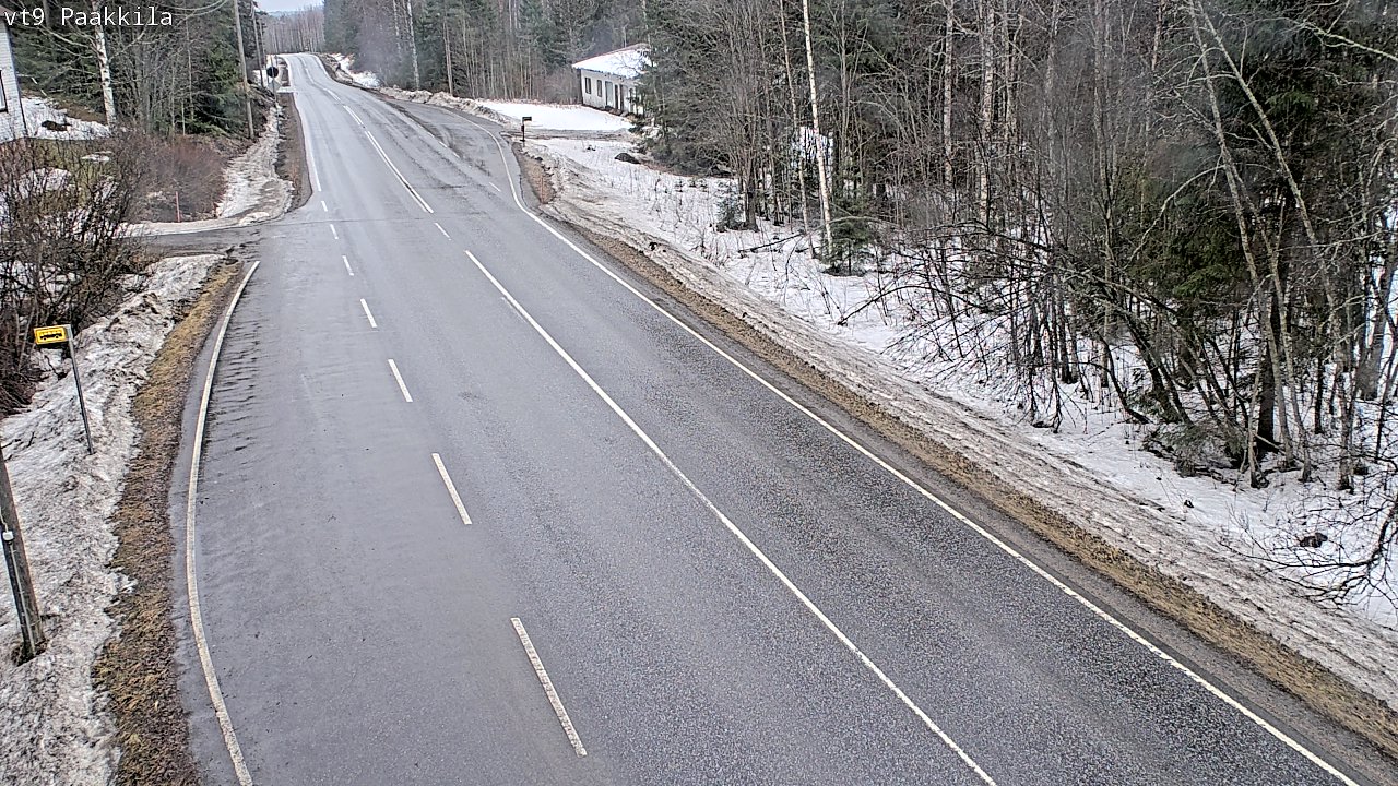 Weather Camera Image Väg 9 Tuusniemi, Paakkila, Tuusniemi, Pohjois-Savo