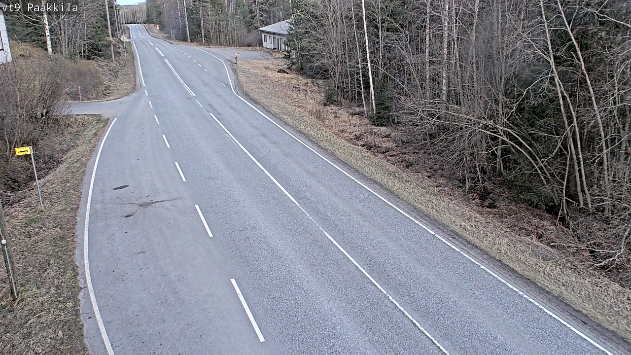 Weather Camera Image Väg 9 Tuusniemi, Paakkila, Tuusniemi, Pohjois-Savo