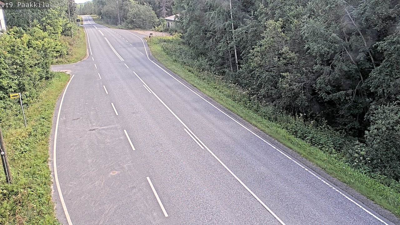 Weather Camera Image Väg 9 Tuusniemi, Paakkila, Tuusniemi, Pohjois-Savo