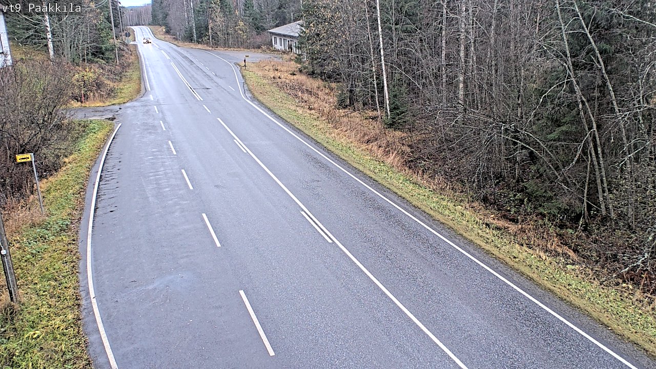 Weather Camera Image Väg 9 Tuusniemi, Paakkila, Tuusniemi, Pohjois-Savo