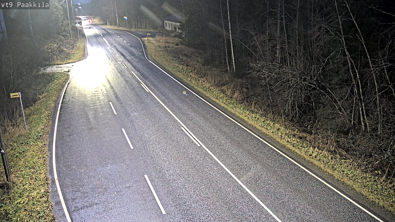 Weather Camera Image Väg 9 Tuusniemi, Paakkila, Tuusniemi, Pohjois-Savo