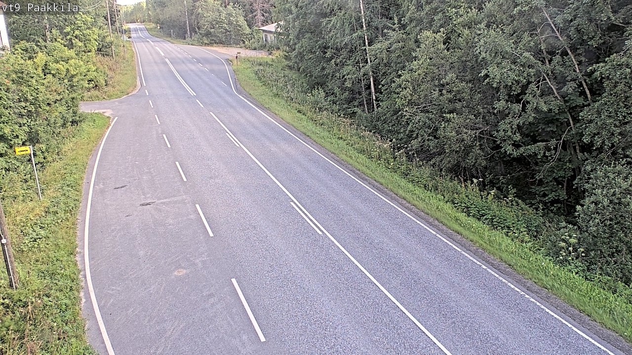 Weather Camera Image Väg 9 Tuusniemi, Paakkila, Tuusniemi, Pohjois-Savo