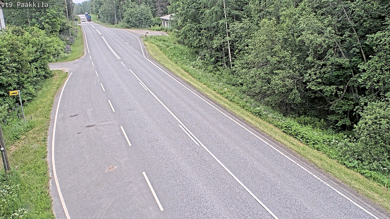 Weather Camera Image Road 9 Tuusniemi, Paakkila, Tuusniemi, Pohjois-Savo