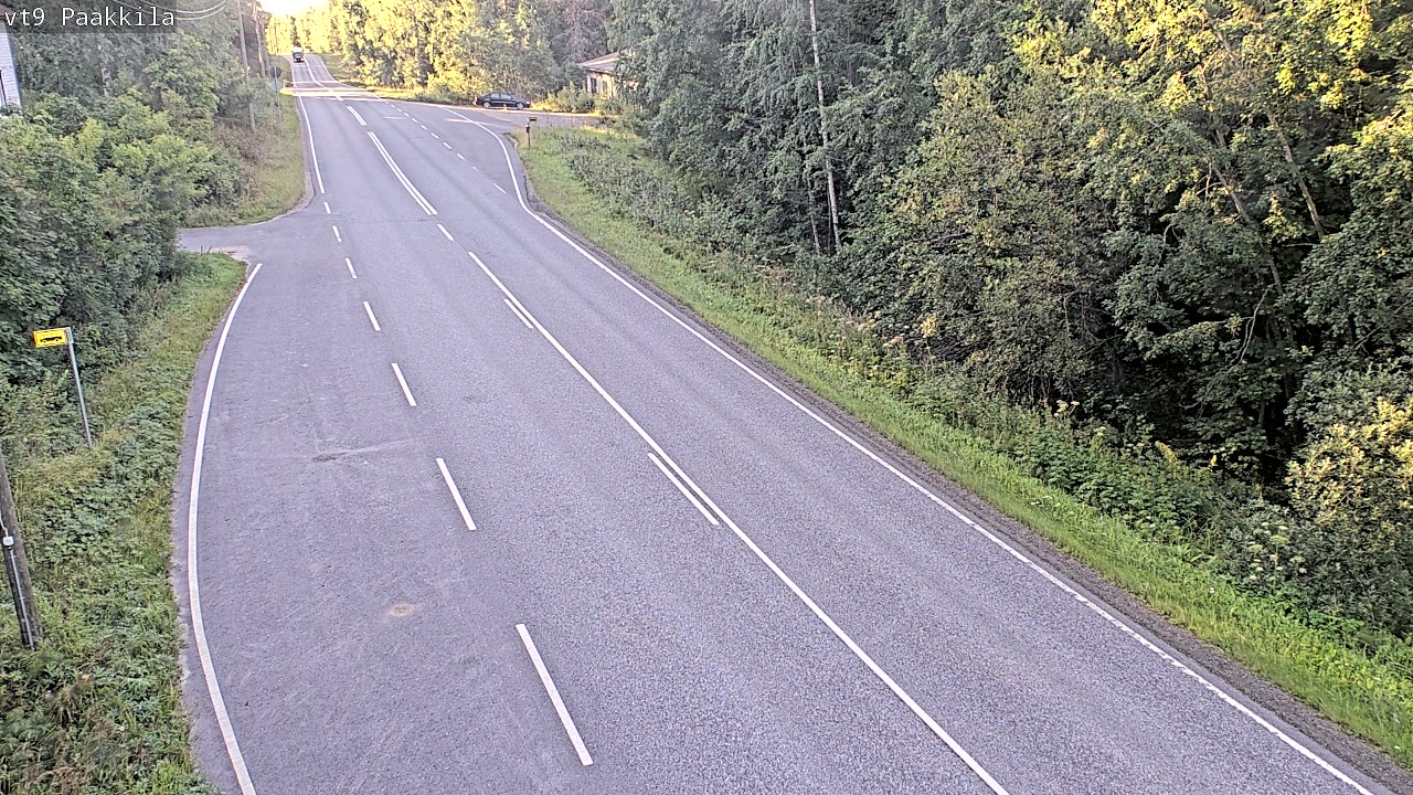 Weather Camera Image Väg 9 Tuusniemi, Paakkila, Tuusniemi, Pohjois-Savo