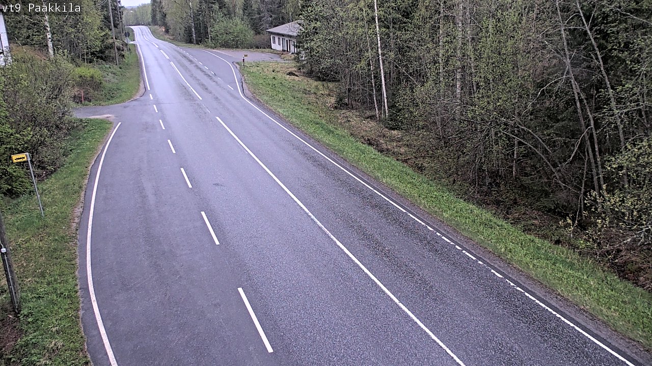 Weather Camera Image Road 9 Tuusniemi, Paakkila, Tuusniemi, Pohjois-Savo