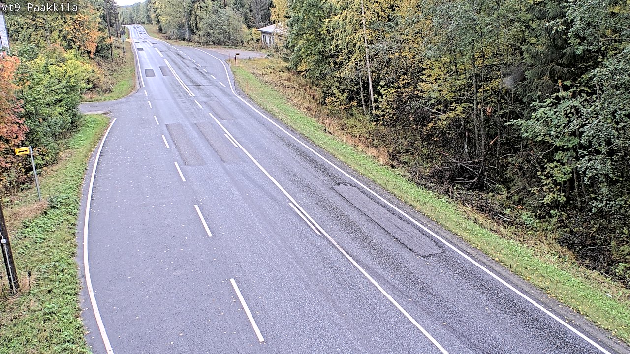 Weather Camera Image Väg 9 Tuusniemi, Paakkila, Tuusniemi, Pohjois-Savo