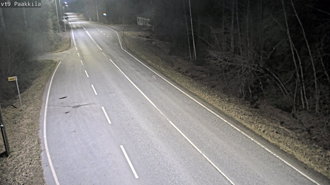 Weather Camera Image Väg 9 Tuusniemi, Paakkila, Tuusniemi, Pohjois-Savo