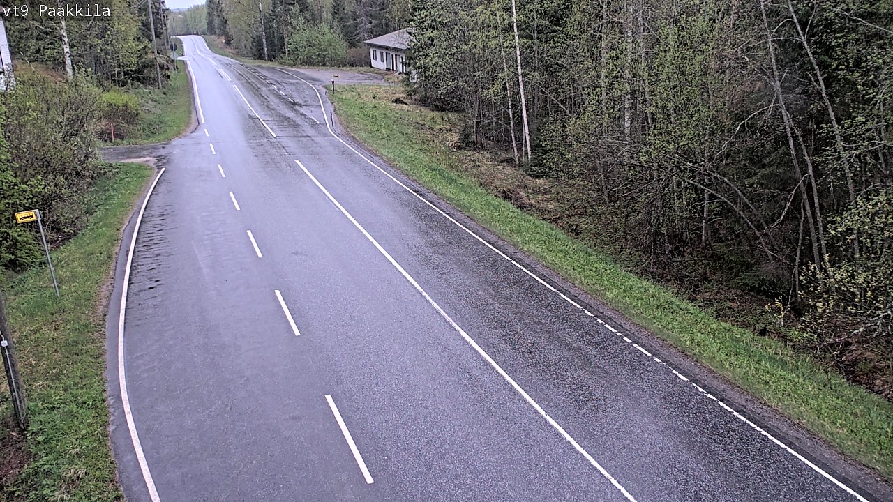 Weather Camera Image Road 9 Tuusniemi, Paakkila, Tuusniemi, Pohjois-Savo