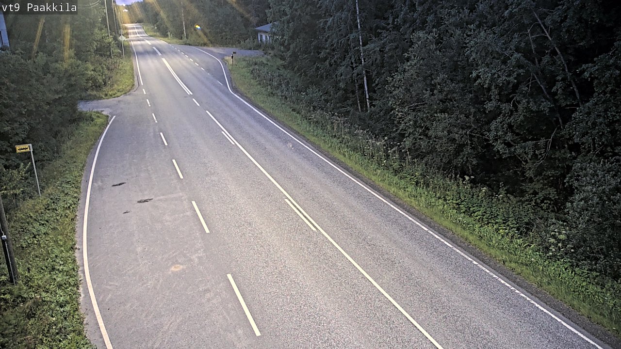 Weather Camera Image Väg 9 Tuusniemi, Paakkila, Tuusniemi, Pohjois-Savo