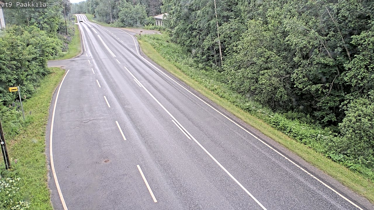 Weather Camera Image Väg 9 Tuusniemi, Paakkila, Tuusniemi, Pohjois-Savo