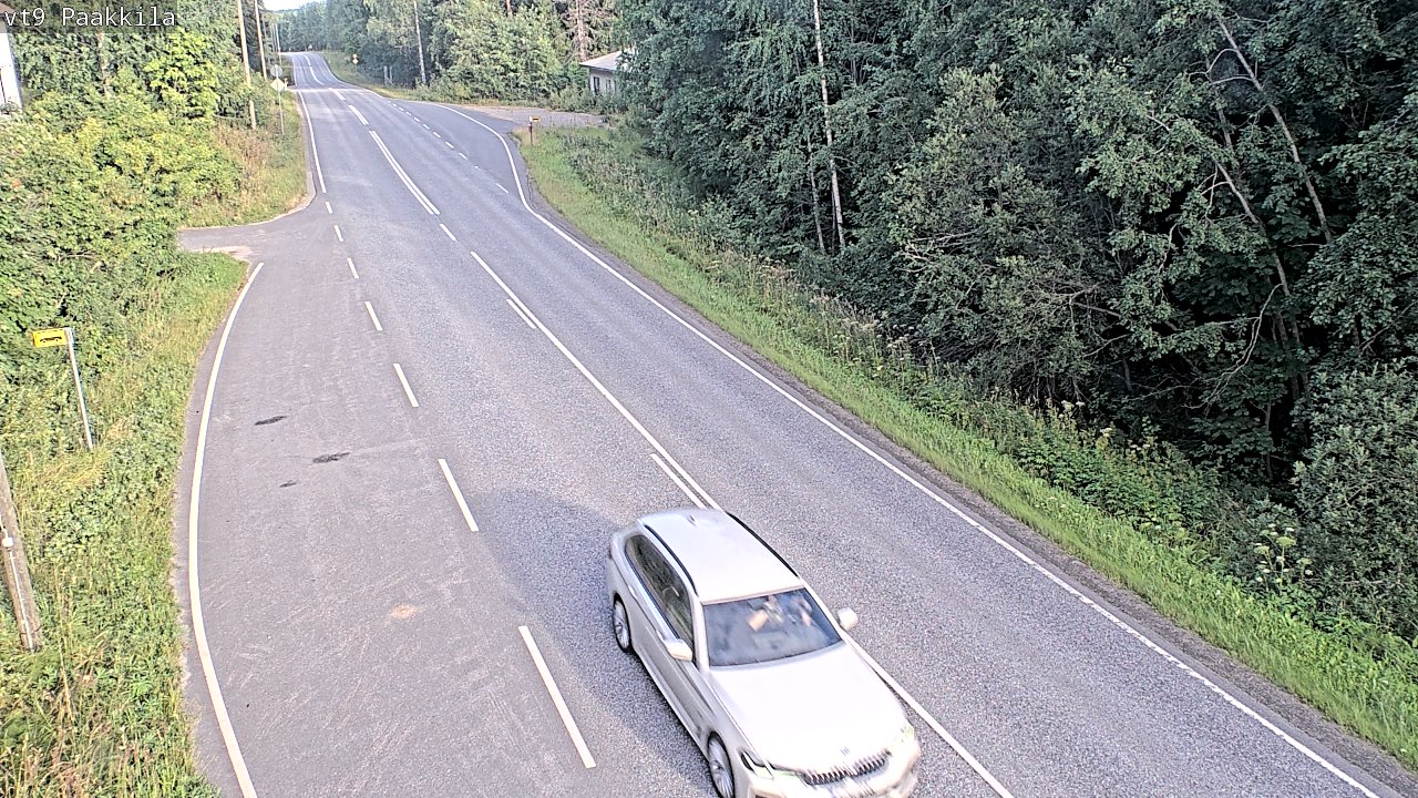 Weather Camera Image Väg 9 Tuusniemi, Paakkila, Tuusniemi, Pohjois-Savo