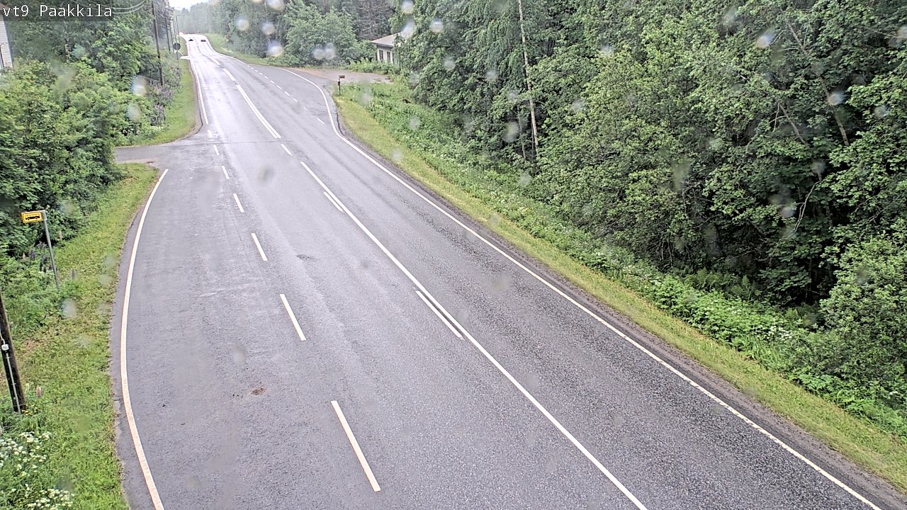 Weather Camera Image Väg 9 Tuusniemi, Paakkila, Tuusniemi, Pohjois-Savo
