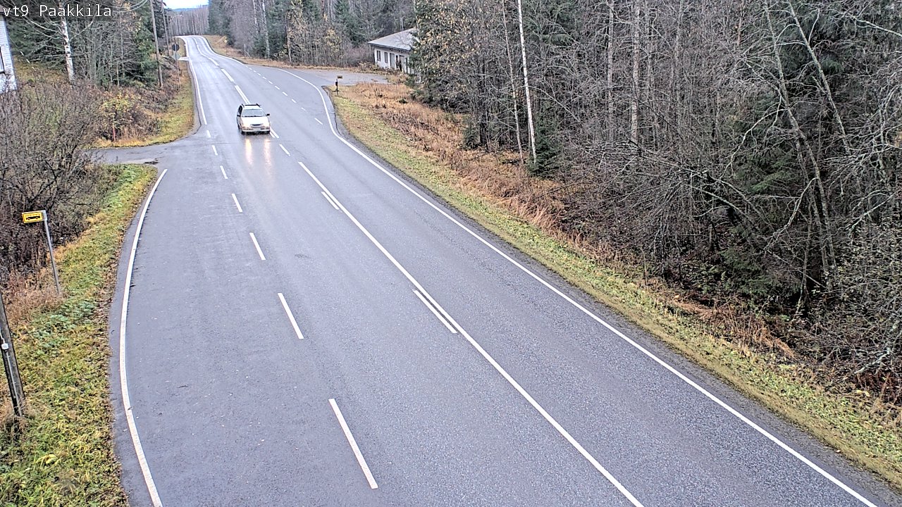 Weather Camera Image Väg 9 Tuusniemi, Paakkila, Tuusniemi, Pohjois-Savo