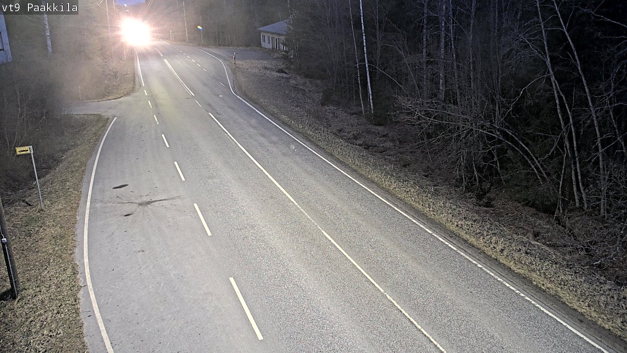 Weather Camera Image Väg 9 Tuusniemi, Paakkila, Tuusniemi, Pohjois-Savo
