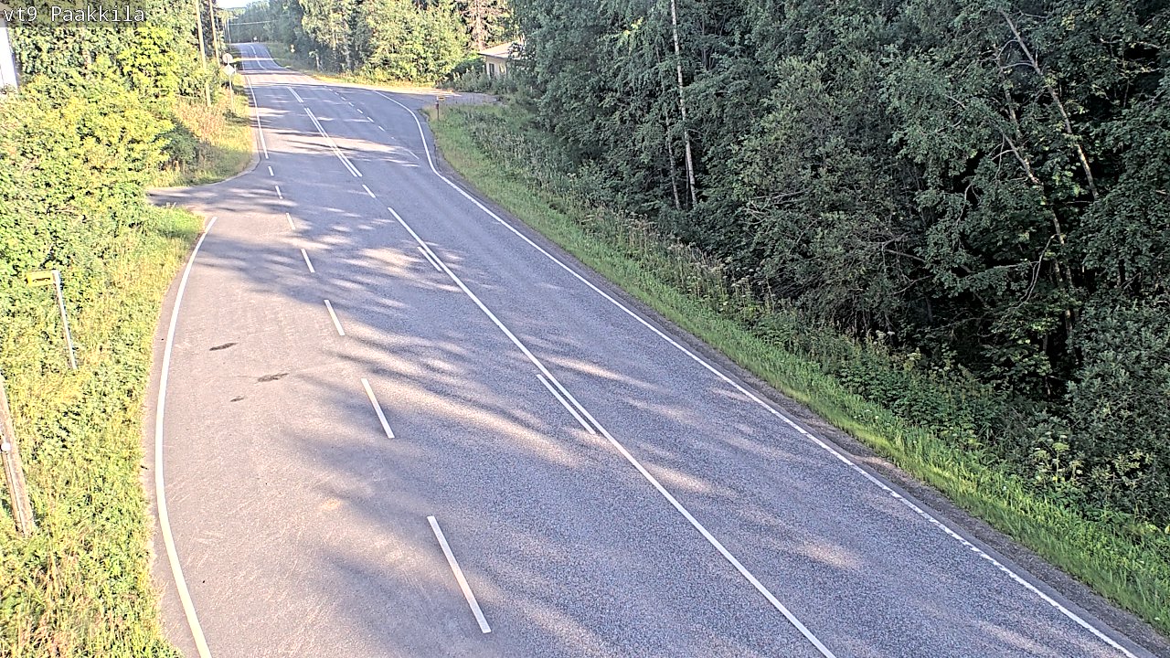 Weather Camera Image Väg 9 Tuusniemi, Paakkila, Tuusniemi, Pohjois-Savo