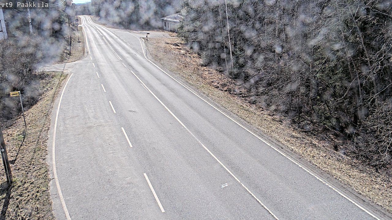 Weather Camera Image Väg 9 Tuusniemi, Paakkila, Tuusniemi, Pohjois-Savo