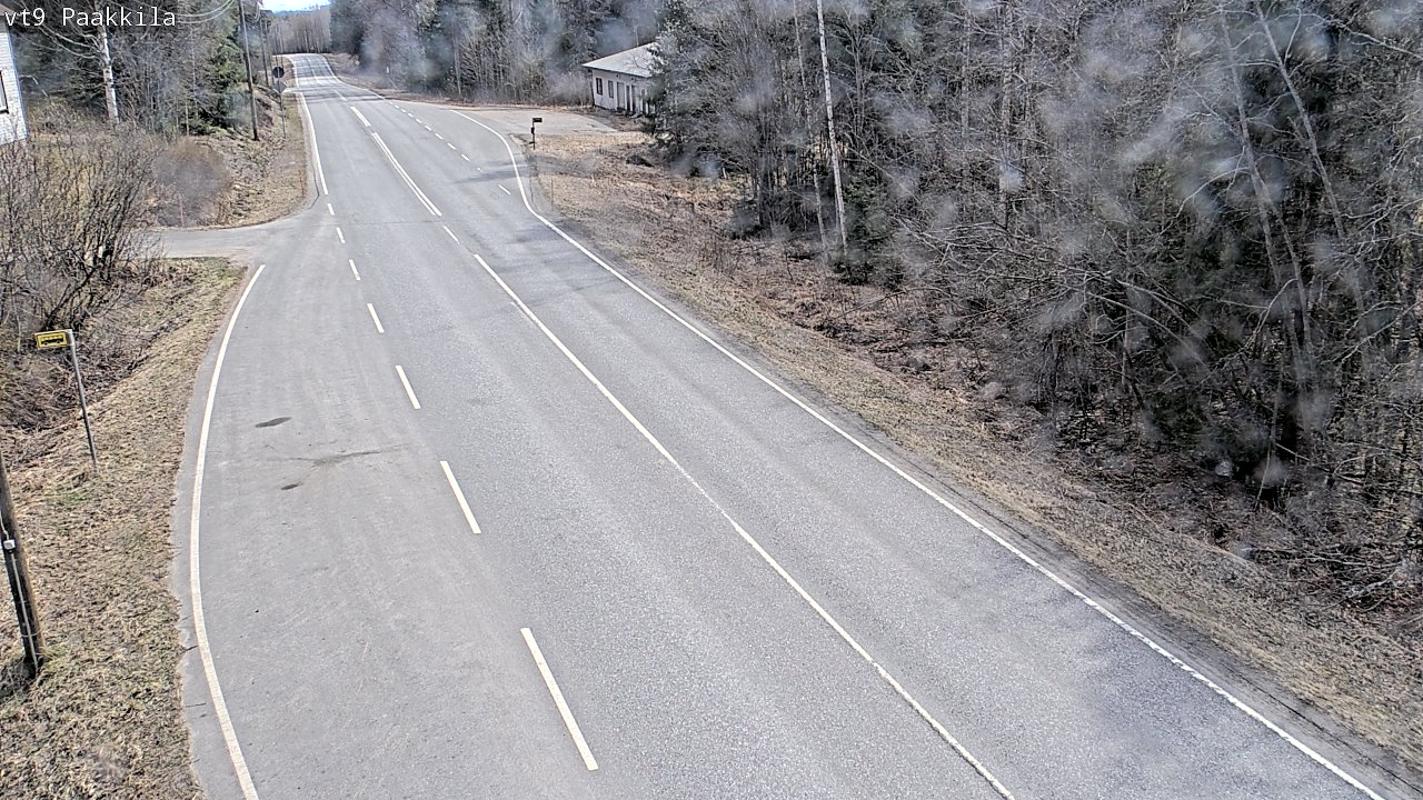 Weather Camera Image Väg 9 Tuusniemi, Paakkila, Tuusniemi, Pohjois-Savo