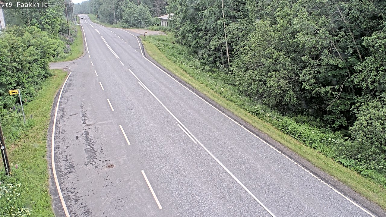 Weather Camera Image Väg 9 Tuusniemi, Paakkila, Tuusniemi, Pohjois-Savo