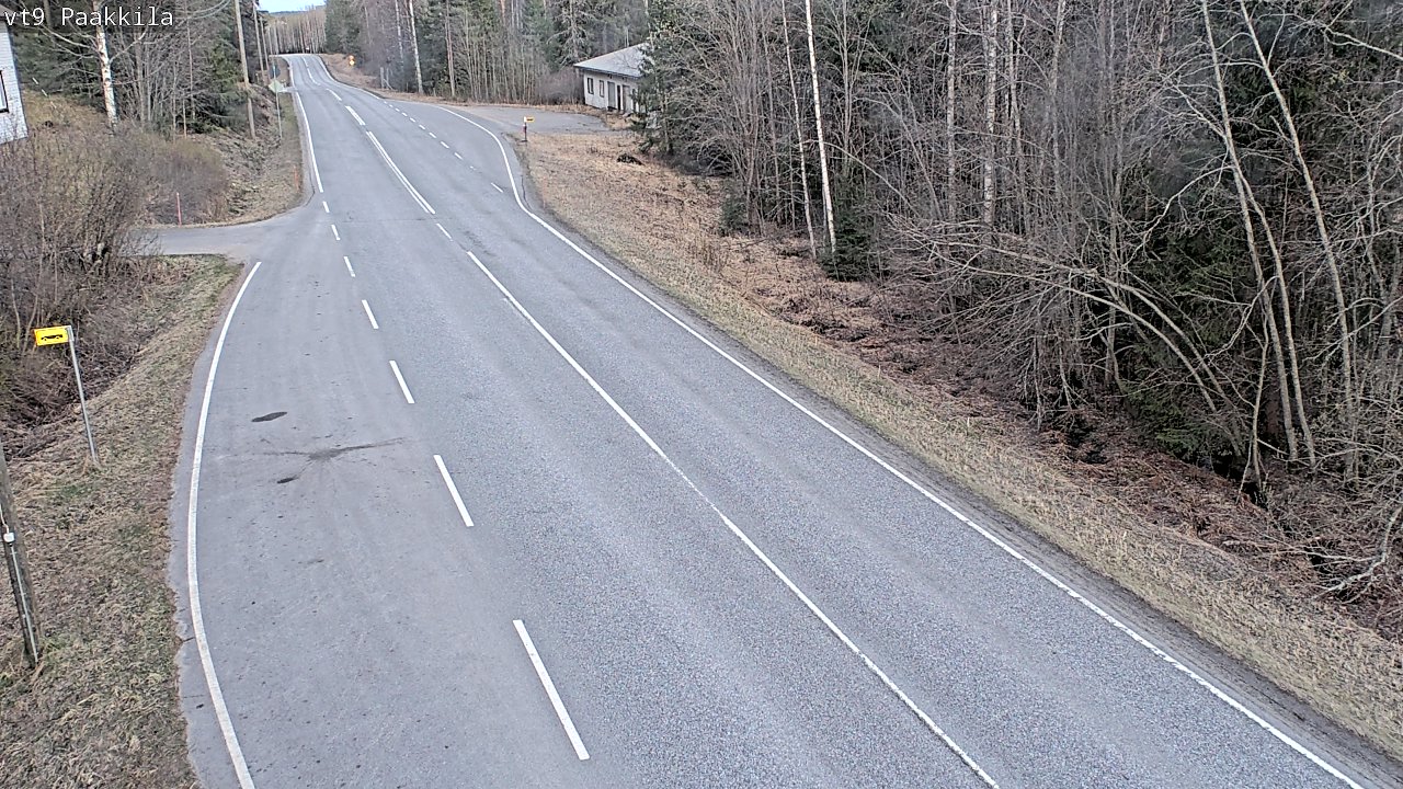 Weather Camera Image Väg 9 Tuusniemi, Paakkila, Tuusniemi, Pohjois-Savo