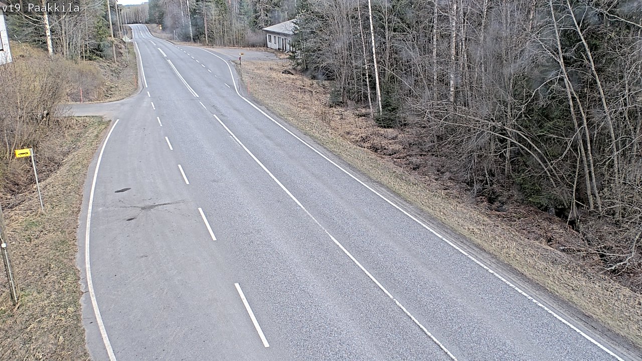 Weather Camera Image Väg 9 Tuusniemi, Paakkila, Tuusniemi, Pohjois-Savo