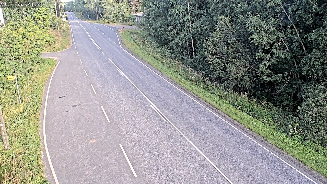 Weather Camera Image Väg 9 Tuusniemi, Paakkila, Tuusniemi, Pohjois-Savo