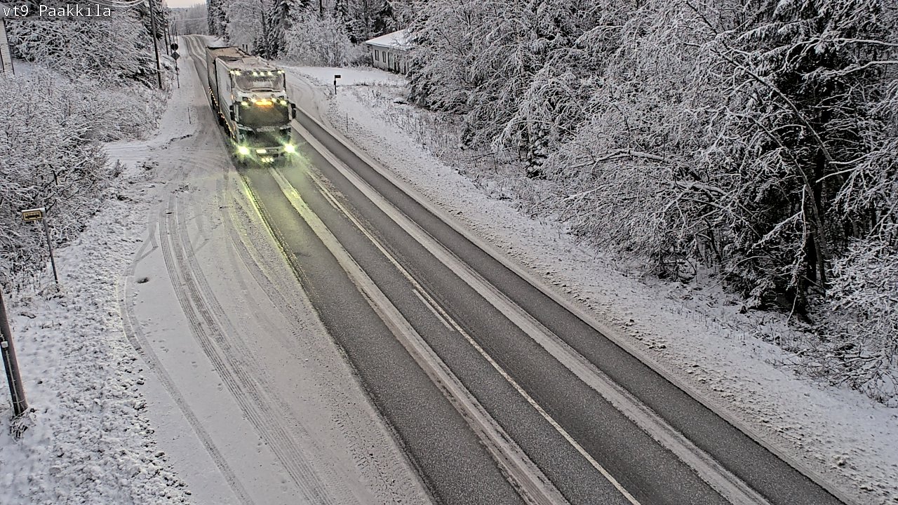 Kelikamerat Kuva Tie 9 Tuusniemi, Paakkila, Tuusniemi, Pohjois-Savo