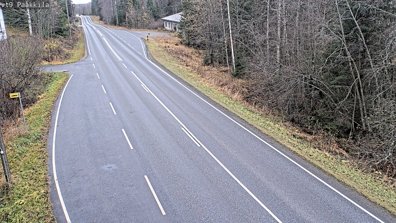 Weather Camera Image Väg 9 Tuusniemi, Paakkila, Tuusniemi, Pohjois-Savo