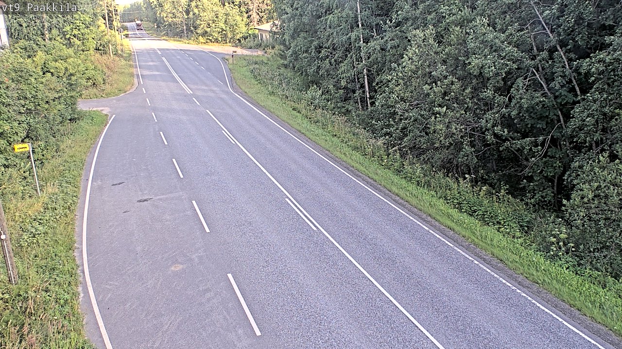 Weather Camera Image Väg 9 Tuusniemi, Paakkila, Tuusniemi, Pohjois-Savo