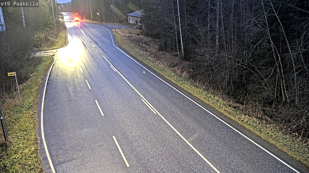 Weather Camera Image Väg 9 Tuusniemi, Paakkila, Tuusniemi, Pohjois-Savo