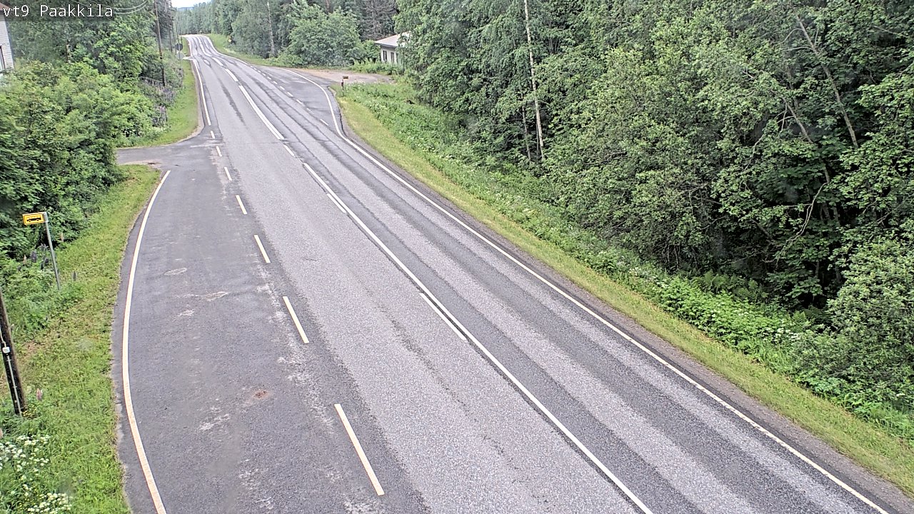 Weather Camera Image Väg 9 Tuusniemi, Paakkila, Tuusniemi, Pohjois-Savo
