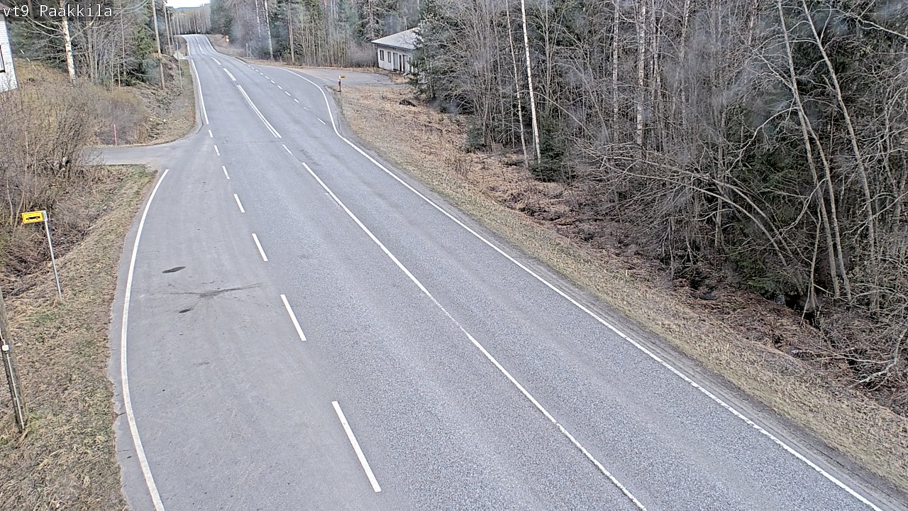 Weather Camera Image Väg 9 Tuusniemi, Paakkila, Tuusniemi, Pohjois-Savo