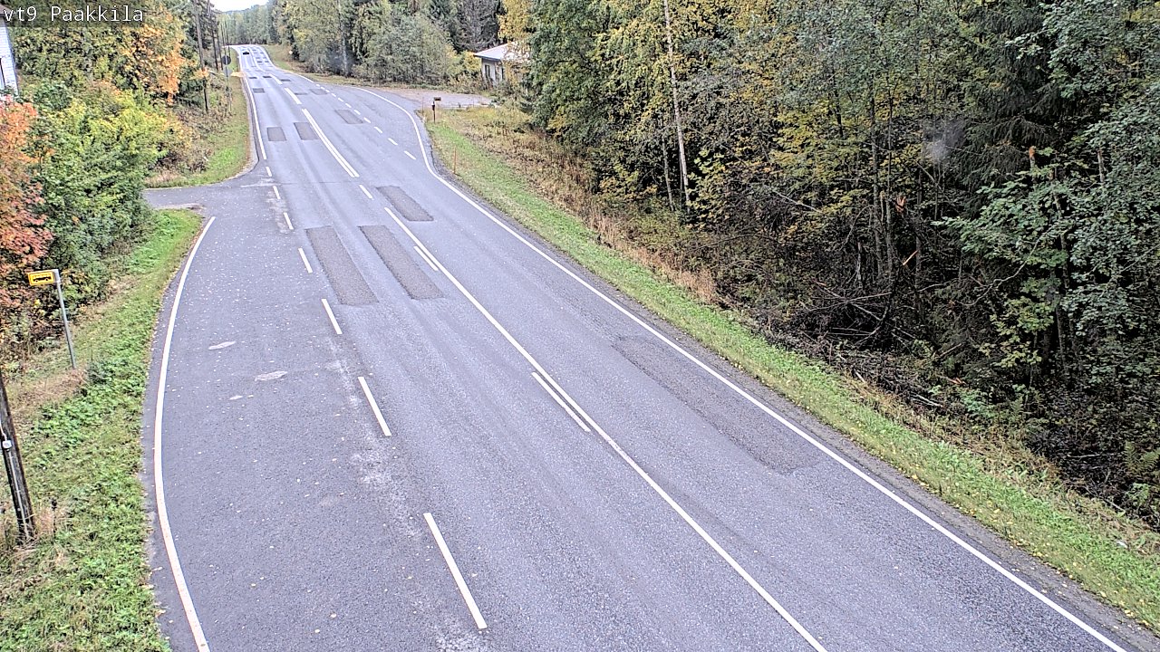 Weather Camera Image Road 9 Tuusniemi, Paakkila, Tuusniemi, Pohjois-Savo