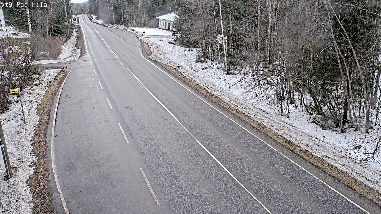 Kelikamerat Kuva Tie 9 Tuusniemi, Paakkila, Tuusniemi, Pohjois-Savo