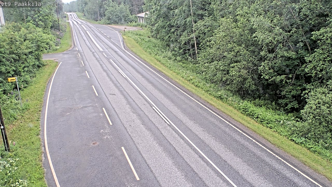 Weather Camera Image Väg 9 Tuusniemi, Paakkila, Tuusniemi, Pohjois-Savo