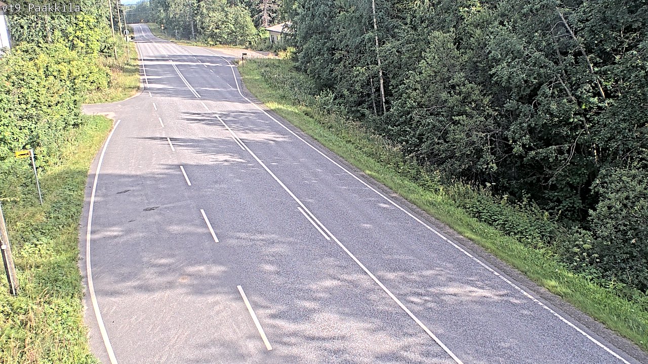 Weather Camera Image Väg 9 Tuusniemi, Paakkila, Tuusniemi, Pohjois-Savo
