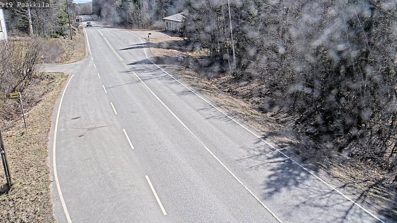 Weather Camera Image Väg 9 Tuusniemi, Paakkila, Tuusniemi, Pohjois-Savo