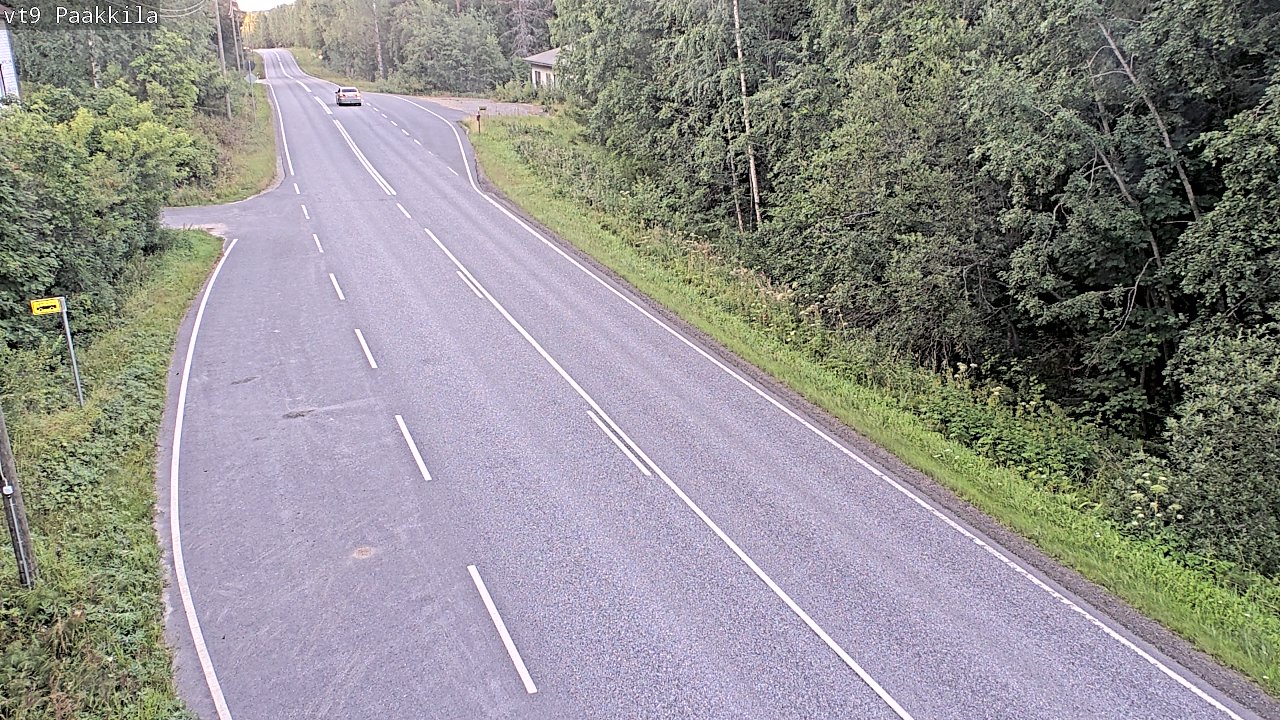 Weather Camera Image Road 9 Tuusniemi, Paakkila, Tuusniemi, Pohjois-Savo