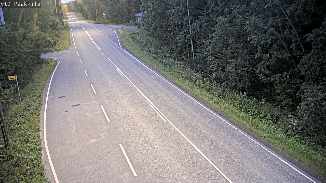 Weather Camera Image Väg 9 Tuusniemi, Paakkila, Tuusniemi, Pohjois-Savo