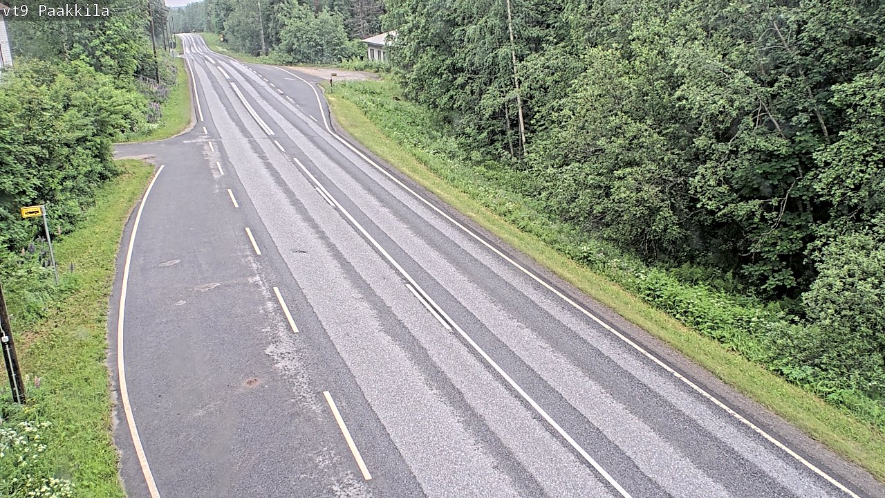 Weather Camera Image Väg 9 Tuusniemi, Paakkila, Tuusniemi, Pohjois-Savo