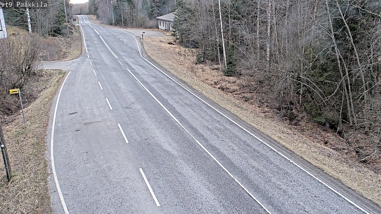 Weather Camera Image Väg 9 Tuusniemi, Paakkila, Tuusniemi, Pohjois-Savo
