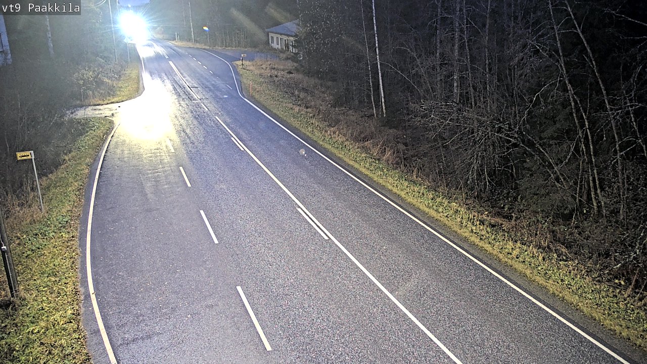 Weather Camera Image Väg 9 Tuusniemi, Paakkila, Tuusniemi, Pohjois-Savo