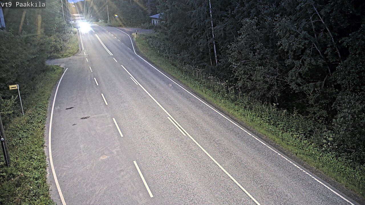 Weather Camera Image Väg 9 Tuusniemi, Paakkila, Tuusniemi, Pohjois-Savo