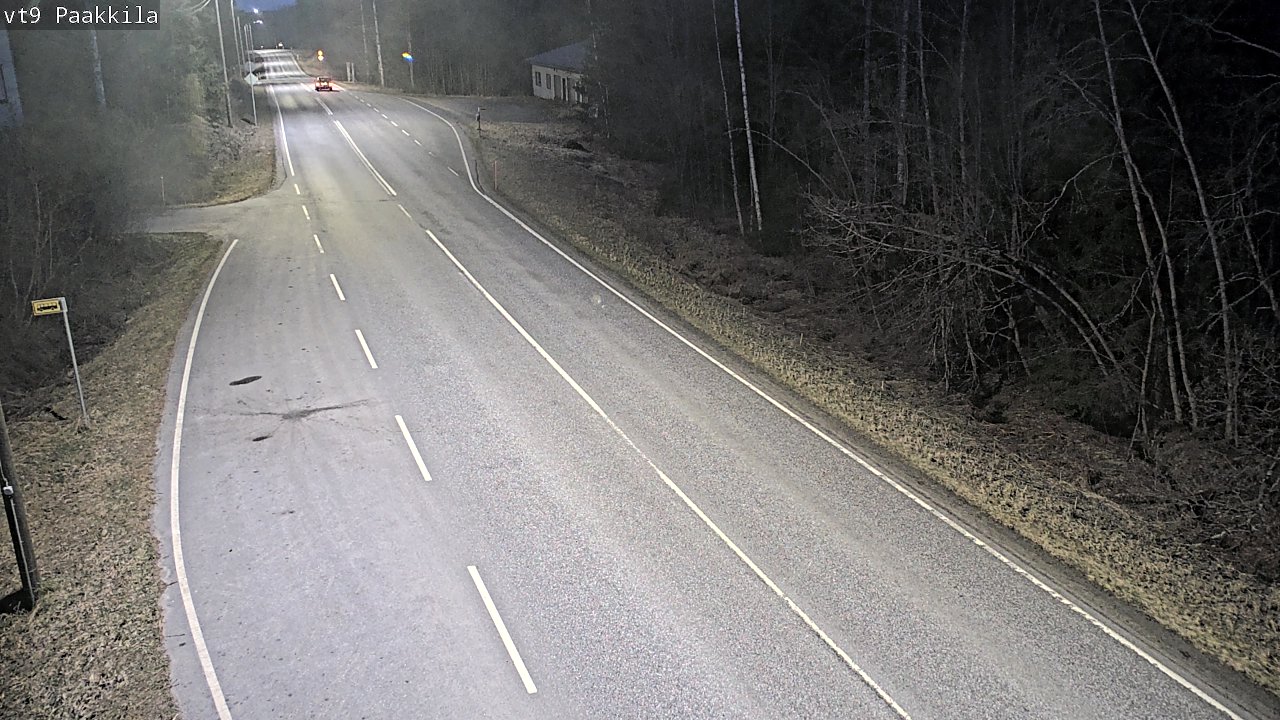 Weather Camera Image Väg 9 Tuusniemi, Paakkila, Tuusniemi, Pohjois-Savo
