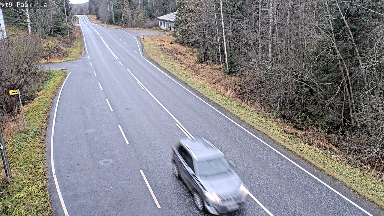 Weather Camera Image Väg 9 Tuusniemi, Paakkila, Tuusniemi, Pohjois-Savo