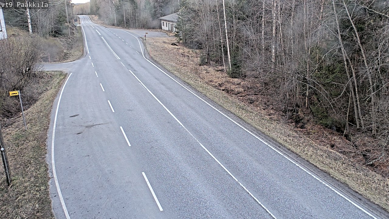 Kelikamerat Kuva Tie 9 Tuusniemi, Paakkila, Tuusniemi, Pohjois-Savo