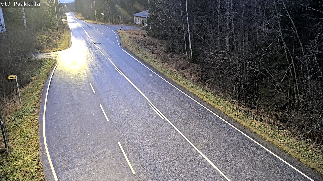 Weather Camera Image Väg 9 Tuusniemi, Paakkila, Tuusniemi, Pohjois-Savo